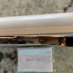 Jimmy Choo Cat Eye Sunglasses with Rhinestone